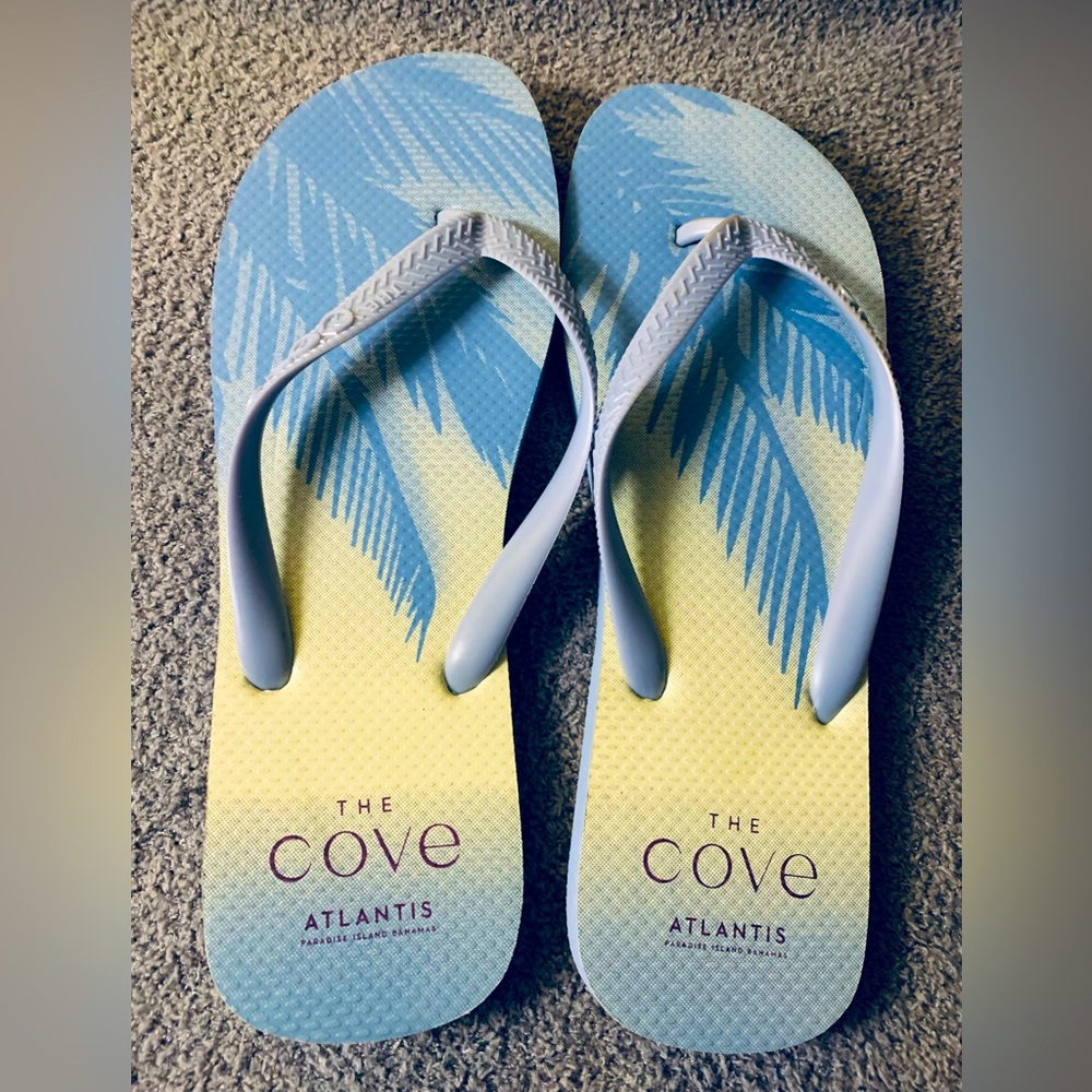 NWT SZ 11 Atlantis The Cove Flip Flops